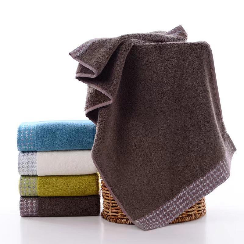 梦丝洛MSL-3065千鸟格竹纤维毛巾（单位：条） 混色